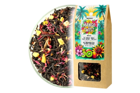 Herbata Czarna MANGO TWIST (KT) (50g) Porywający Tropikalny Akcent !!